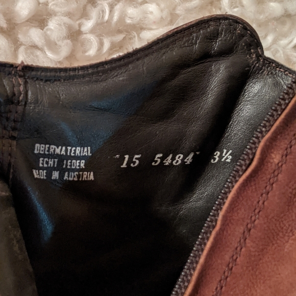 Paul Green Brown Leather Ankle boots Size US 6, AU 3 1/2 - Picture 6 of 6